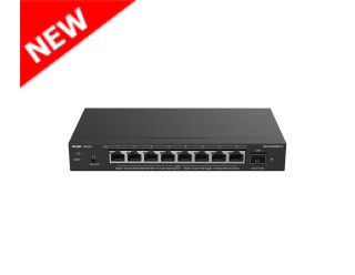 Ruijie-Reyee RG-ES209MG-P 8-Port 2.5G Cloud Managed PoE+ Switch with 1x 10G SFP+ Uplink Port Ruijie-Reyee RG-ES209MG-P 8-Port 2.5G Cloud Managed PoE+ Switch with 1x 10G SFP+ Uplink Port